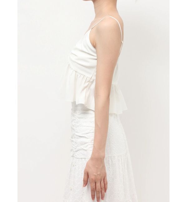 RESEXXY「リボンペプラムキャミ 【セットアップ着用可能】」|シャツ・ブラウス|