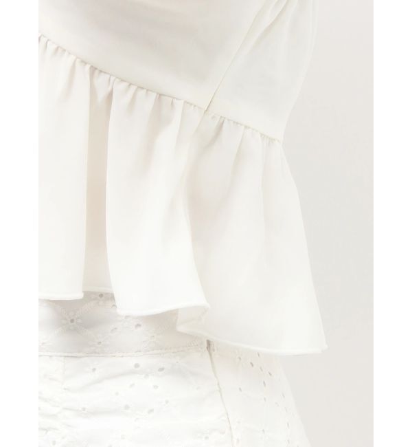 RESEXXY「リボンペプラムキャミ 【セットアップ着用可能】」|シャツ・ブラウス|