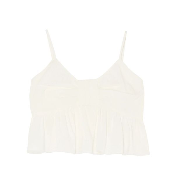 RESEXXY「リボンペプラムキャミ 【セットアップ着用可能】」|シャツ・ブラウス|