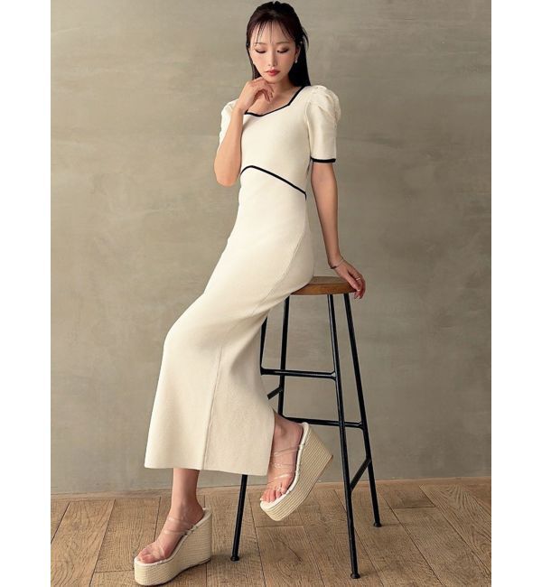 RESEXXY「バイカラータイトワンピース」|ワンピース|