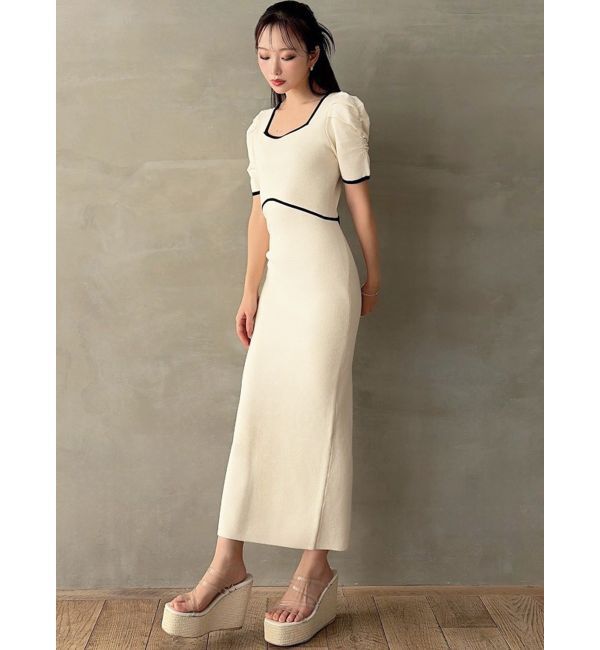 RESEXXY「バイカラータイトワンピース」|ワンピース|