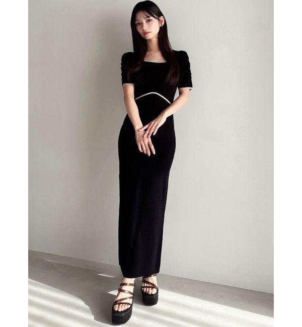 RESEXXY「バイカラータイトワンピース」|ワンピース|