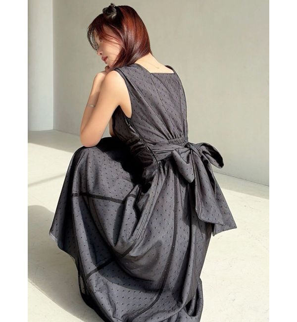 RESEXXY「ドットチュールレイヤードワンピース」|ワンピース|