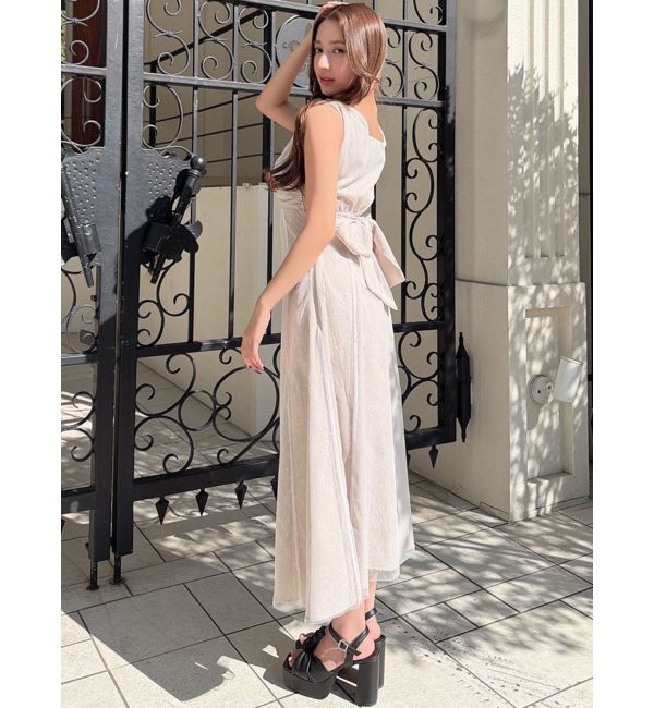 RESEXXY「ドットチュールレイヤードワンピース」|ワンピース|