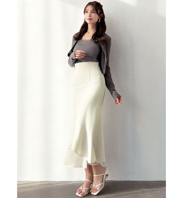 RESEXXY「【WEB限定】シアードッキングマーメイドスカート」|スカート|