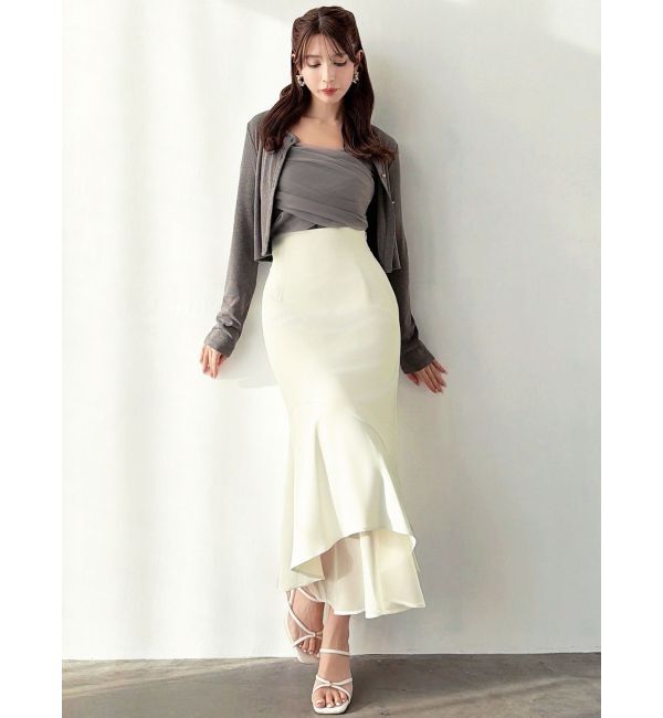 RESEXXY「【WEB限定】シアードッキングマーメイドスカート」|スカート|