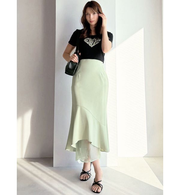 RESEXXY「【WEB限定】シアードッキングマーメイドスカート」|スカート|