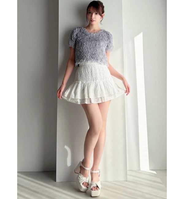 RESEXXY「フェザーライクカットトップス」|Tシャツ・カットソー|