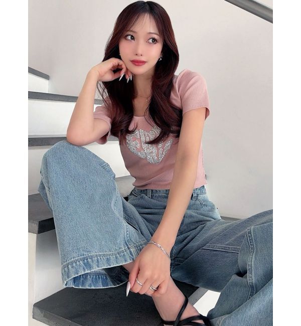 RESEXXY「ルミナスロゴTシャツ」|Tシャツ・カットソー|