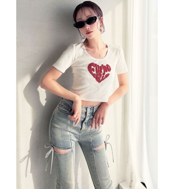 RESEXXY「ルミナスロゴTシャツ」|Tシャツ・カットソー|