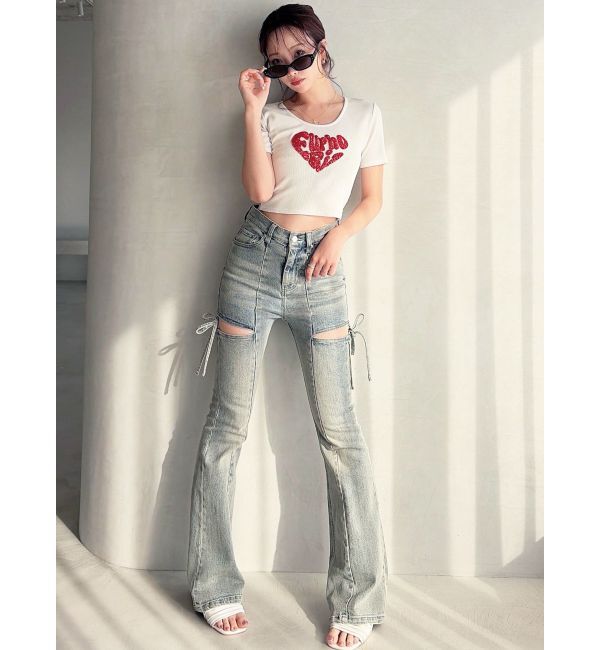 RESEXXY「ルミナスロゴTシャツ」|Tシャツ・カットソー|