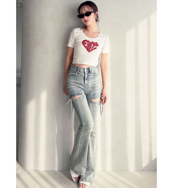 RESEXXY「ルミナスロゴTシャツ」|Tシャツ・カットソー|