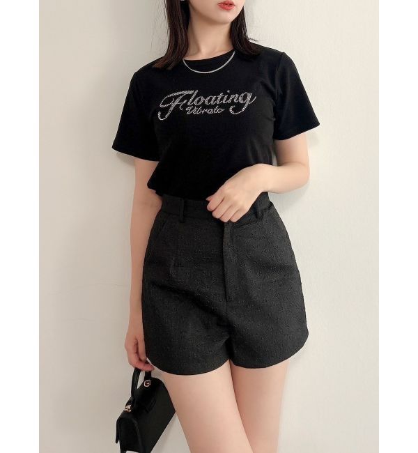dazzlin「FLOATING VIBRATO Tシャツ」|Tシャツ・カットソー|ブラック