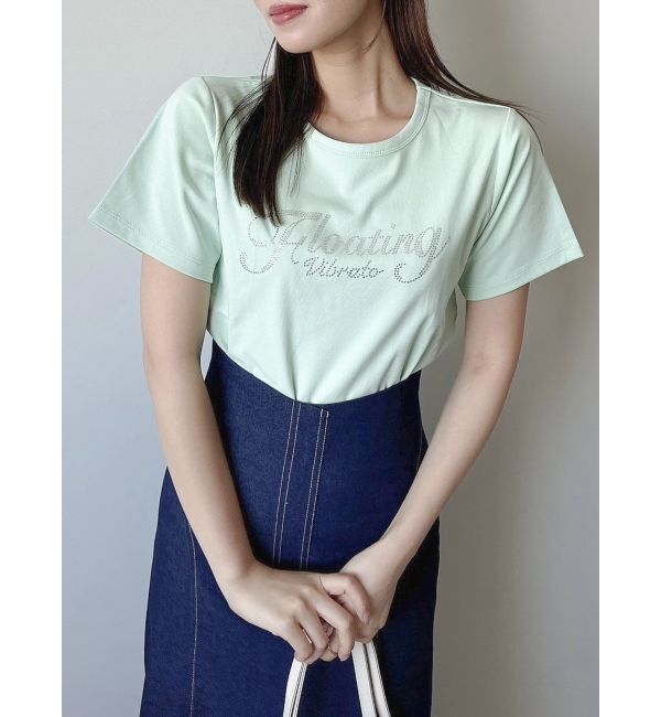 dazzlin「FLOATING VIBRATO Tシャツ」|Tシャツ・カットソー|グリーン