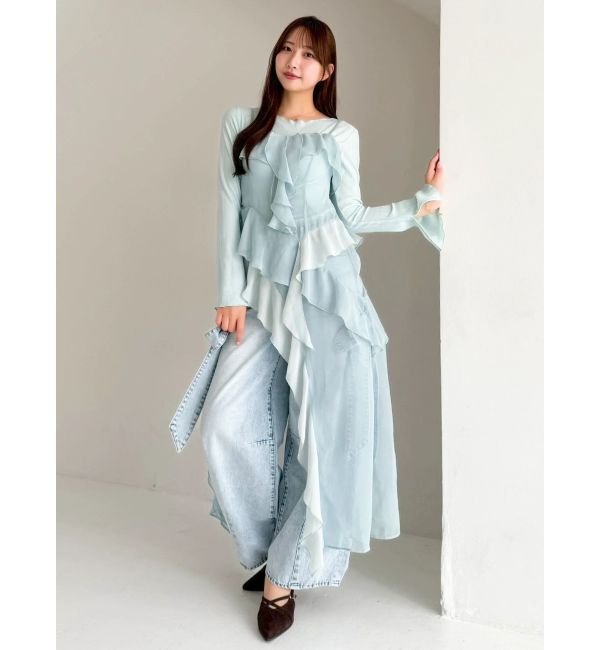 dazzlin「シアーカットソー」|Tシャツ・カットソー|