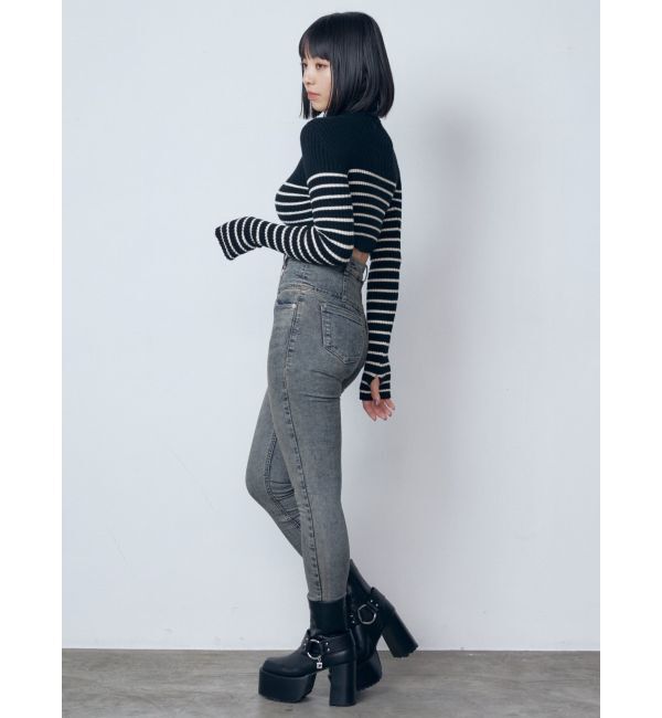 EMODA「【ELDER】MONSTERハイウエストデニム」|デニム|