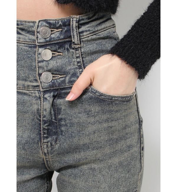 EMODA「【ELDER】MONSTERハイウエストデニム」|デニム|