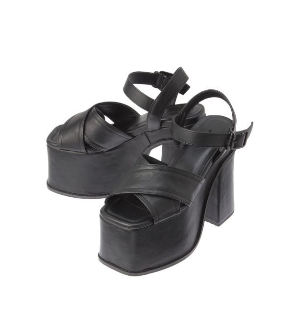 EMODA「クロスバルキーフォームサンダル」|サンダル|