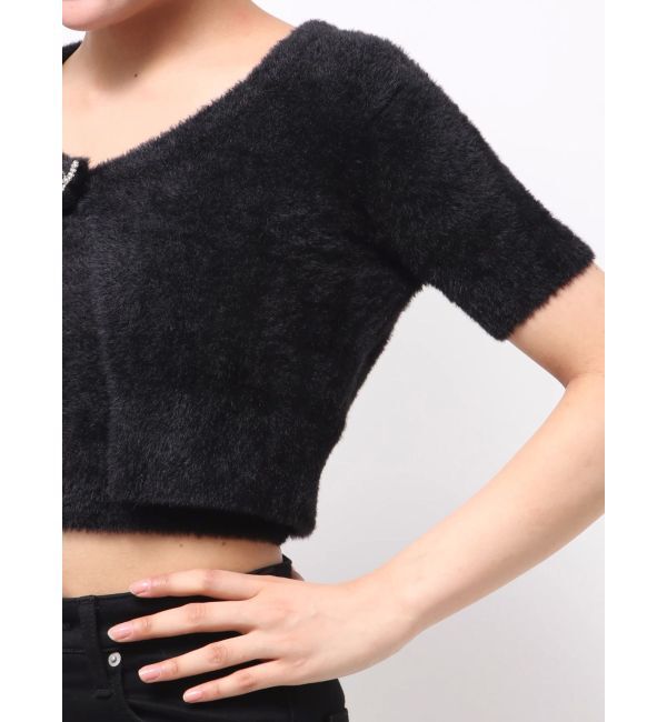 EMODA「リボンチャームシャギーツインニット」|ニット・セーター|