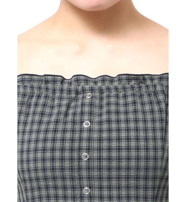 EMODA「オフショルダーミニギャザーワンピース」|ワンピース|