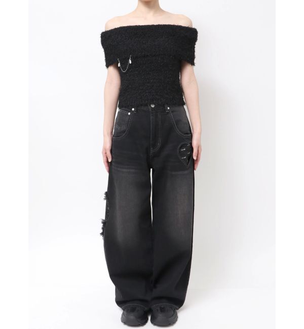 EMODA「カールシャギーパールニットタンクトップ」|ニット・セーター|