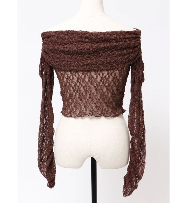 EMODA「レースオフショルダートップ」|Tシャツ・カットソー|