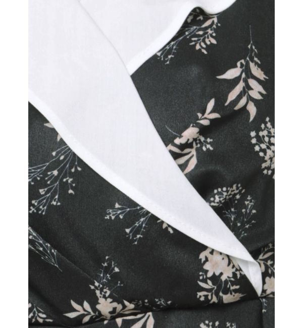 MERCURYDUO「フラワーバックリボンロンパース」|オールインワン|