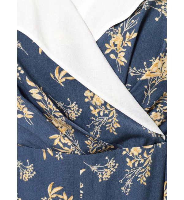 MERCURYDUO「フラワーバックリボンロンパース」|オールインワン|