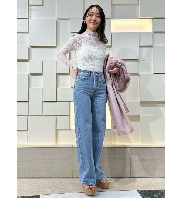 MERCURYDUO「Levis RIBCAGE WIDE LEG」|デニム|