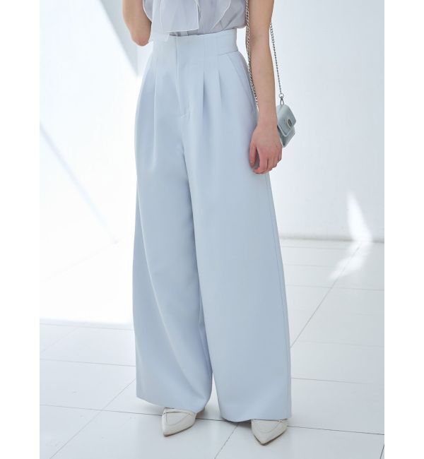 MERCURYDUO「basicワイドパンツ」|その他|アイスブルー