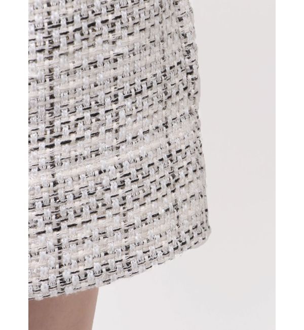 MERCURYDUO「オリジナルツイード台形ミニスカート」|スカート|