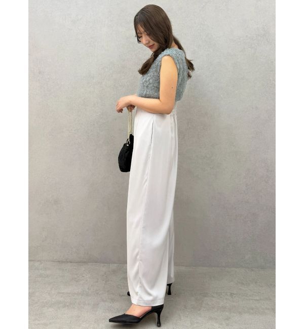 MERCURYDUO「チュールフリルドッキングロンパース」|ドレス|