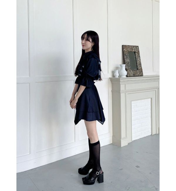 MERCURYDUO「【セットアップ着用可】ラッフルシャツブラウス」|シャツ・ブラウス|