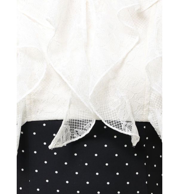 MERCURYDUO「2WAYラッフルブラウスドッキングワンピース」|ワンピース|