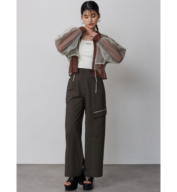 MURUA「チュールレイヤードシャツ」|シャツ・ブラウス|