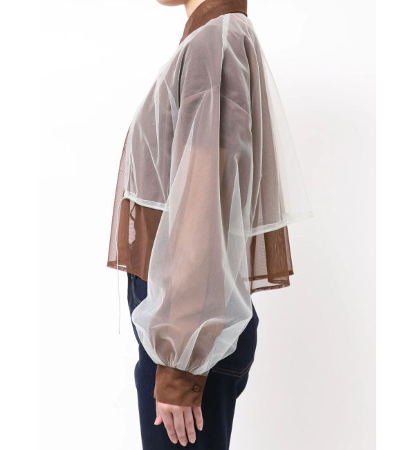 MURUA「チュールレイヤードシャツ」|シャツ・ブラウス|