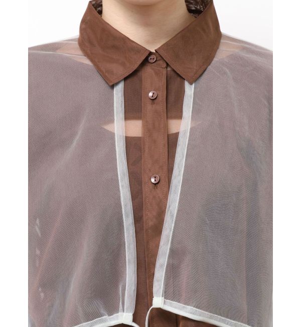 MURUA「チュールレイヤードシャツ」|シャツ・ブラウス|