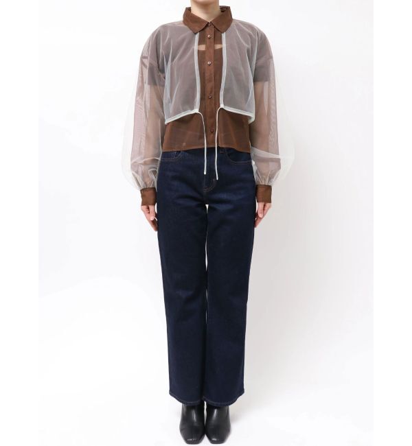 MURUA「チュールレイヤードシャツ」|シャツ・ブラウス|