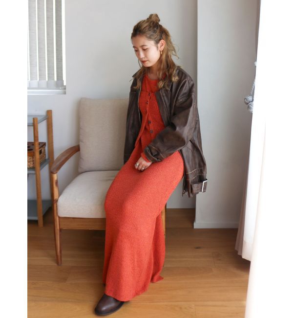 Ungrid「ビスチェセットニットワンピ」|ワンピース|