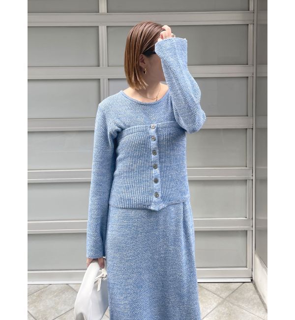 Ungrid「ビスチェセットニットワンピ」|ワンピース|