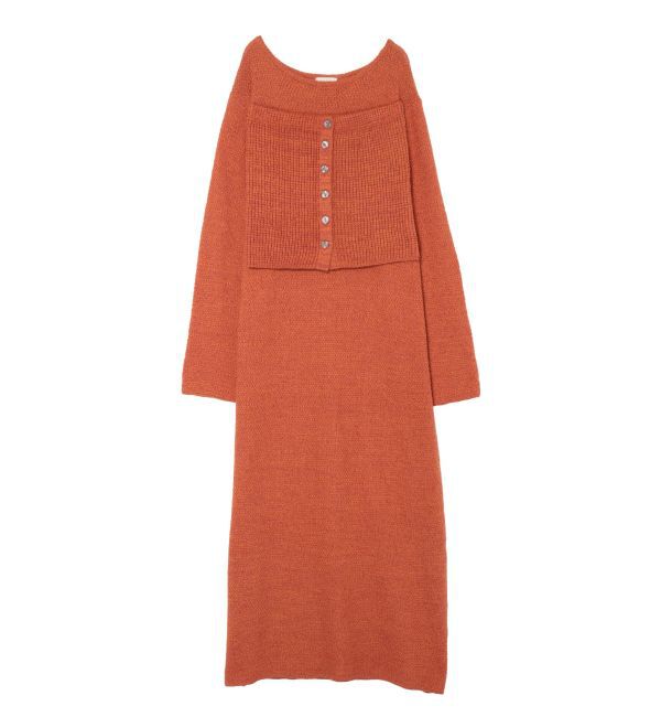 Ungrid「ビスチェセットニットワンピ」|ワンピース|