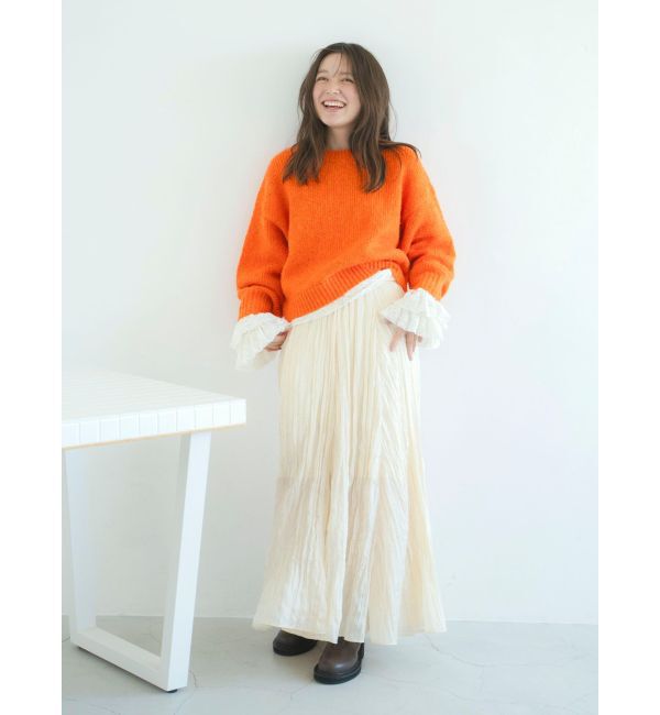 Ungrid「カラーモヘヤ混ルーズニット」|ニット・セーター|