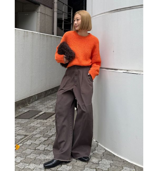 Ungrid「カラーモヘヤ混ルーズニット」|ニット・セーター|