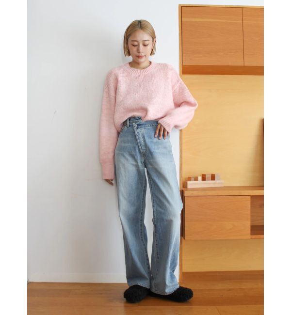 Ungrid「カラーモヘヤ混ルーズニット」|ニット・セーター|