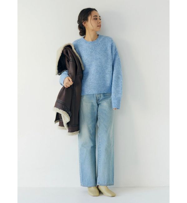 Ungrid「カラーモヘヤ混ルーズニット」|ニット・セーター|