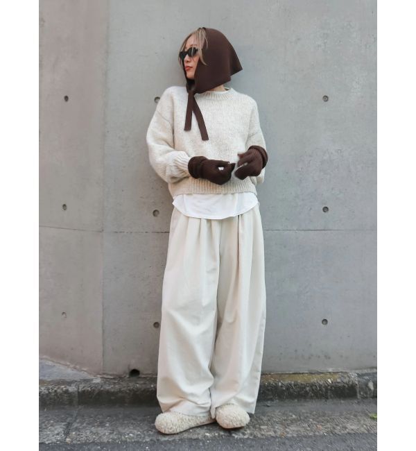 Ungrid「カラーモヘヤ混ルーズニット」|ニット・セーター|