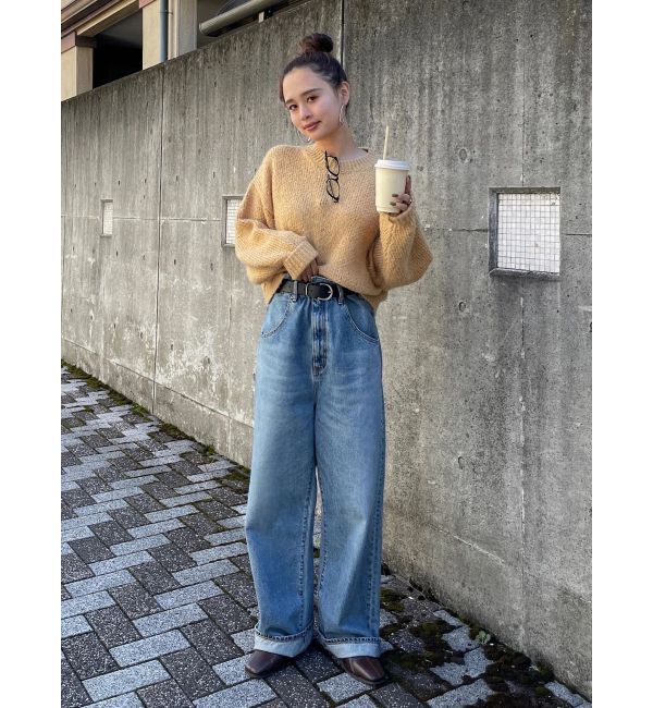 Ungrid「カラーモヘヤ混ルーズニット」|ニット・セーター|