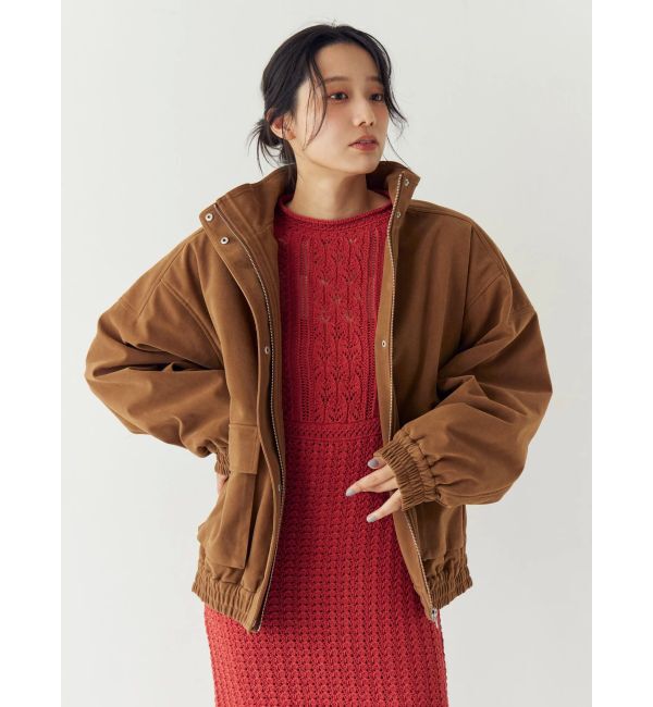 Ungrid「透かし編みニットワンピース」|ワンピース|