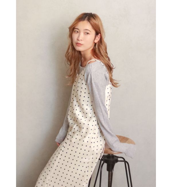 Ungrid「フィットフレアキャミワンピース」|ワンピース|