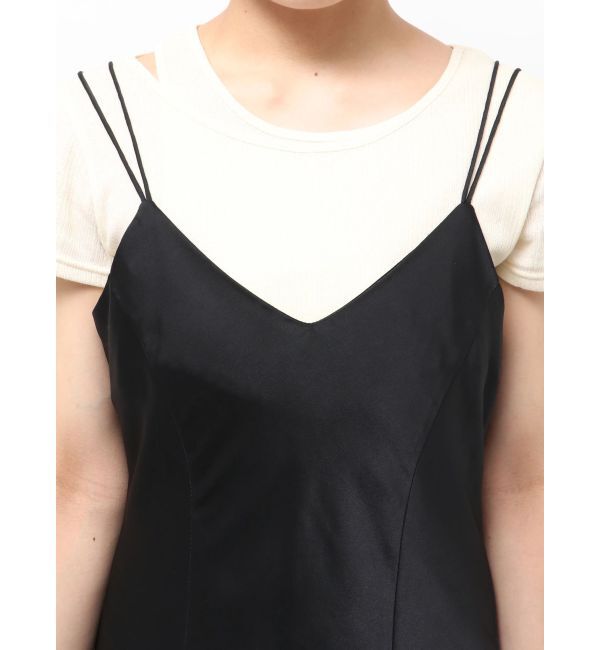 Ungrid「フィットフレアキャミワンピース」|ワンピース|